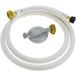Tuyau de gaz butane avec détendeur 1m50 validité 10 ans pour barbecue, cuisinière, plaque de cuisson ... 08164150b 90140 pour cuisinière