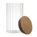 COOK CONCEPT KA0378 Transparante glazen voorraadpot met acacia deksel, 70 cl