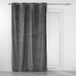 DOUCEUR D'INTERIEUR Decoratief fluwelen gordijn VELOURIANE, 140 x 260 cm, grijs
