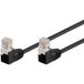 Goobay 96085 Netwerkkabel Zwart 0,5 m Cat5e U/UTP