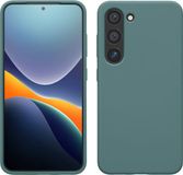 kwmobile telefoonhoesje geschikt voor Samsung Galaxy S23 - Hoesje met siliconen coating - Smartphone case in Arctische nacht