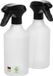 Tuyau d'arrosage - 2 x 500 ml - production durable - PE polyéthylène vert - écologique