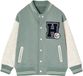 Vertbaudet Teddy-sweatshirt in fleece voor jongens met lusbadge.