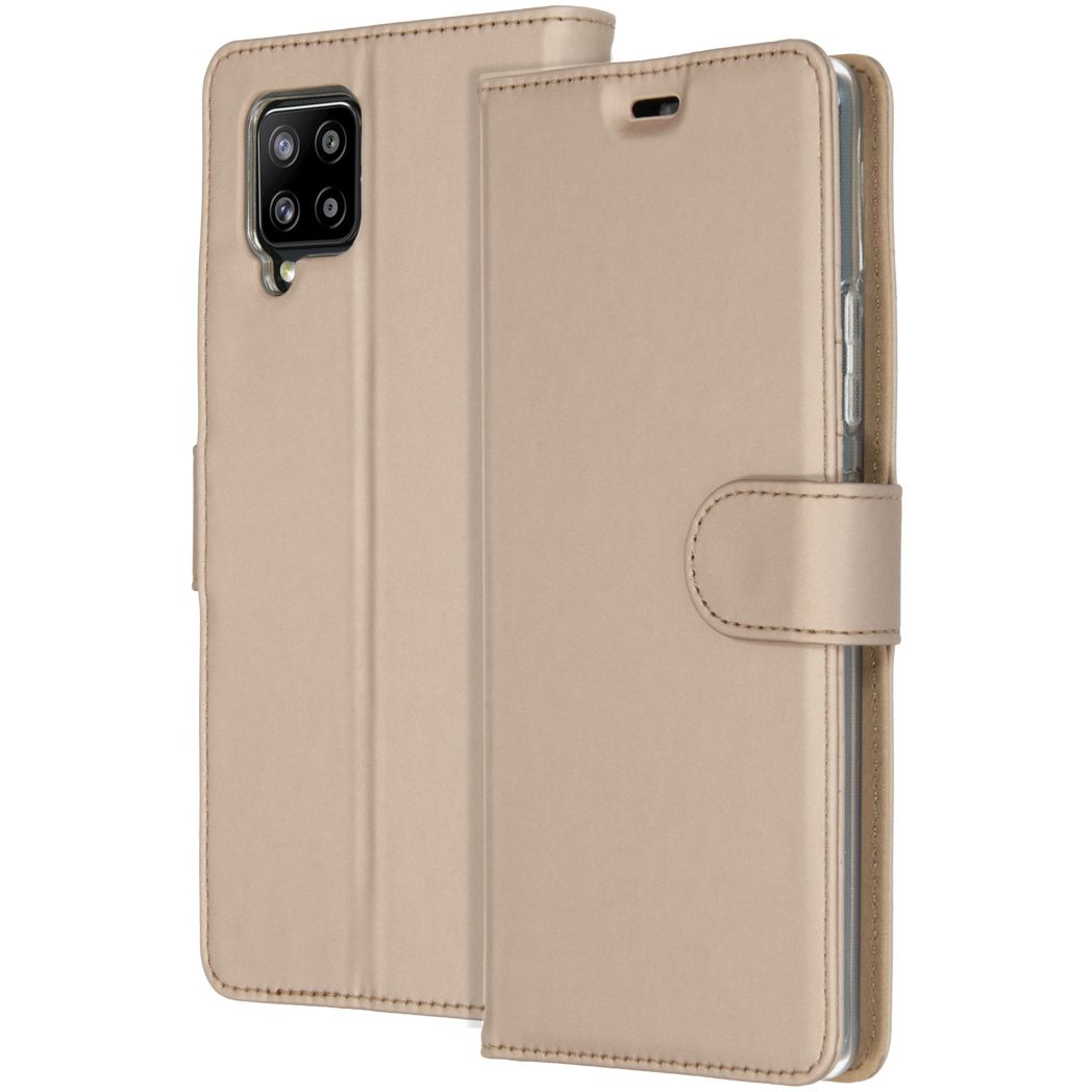 Accezz Wallet Softcase Booktype Samsung Galaxy A42 - Goud - Kunstleer