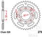 JT Sprockets JTR279.35 35T stalen achtertandwiel