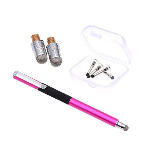 HEMOBLLO Universele Stylus 5 stuks - 2-in-1 capacitieve stylus - roze
