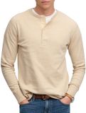 Superdry Mini Slub Waffle Grandad LS Shirt Heren - Maat XL