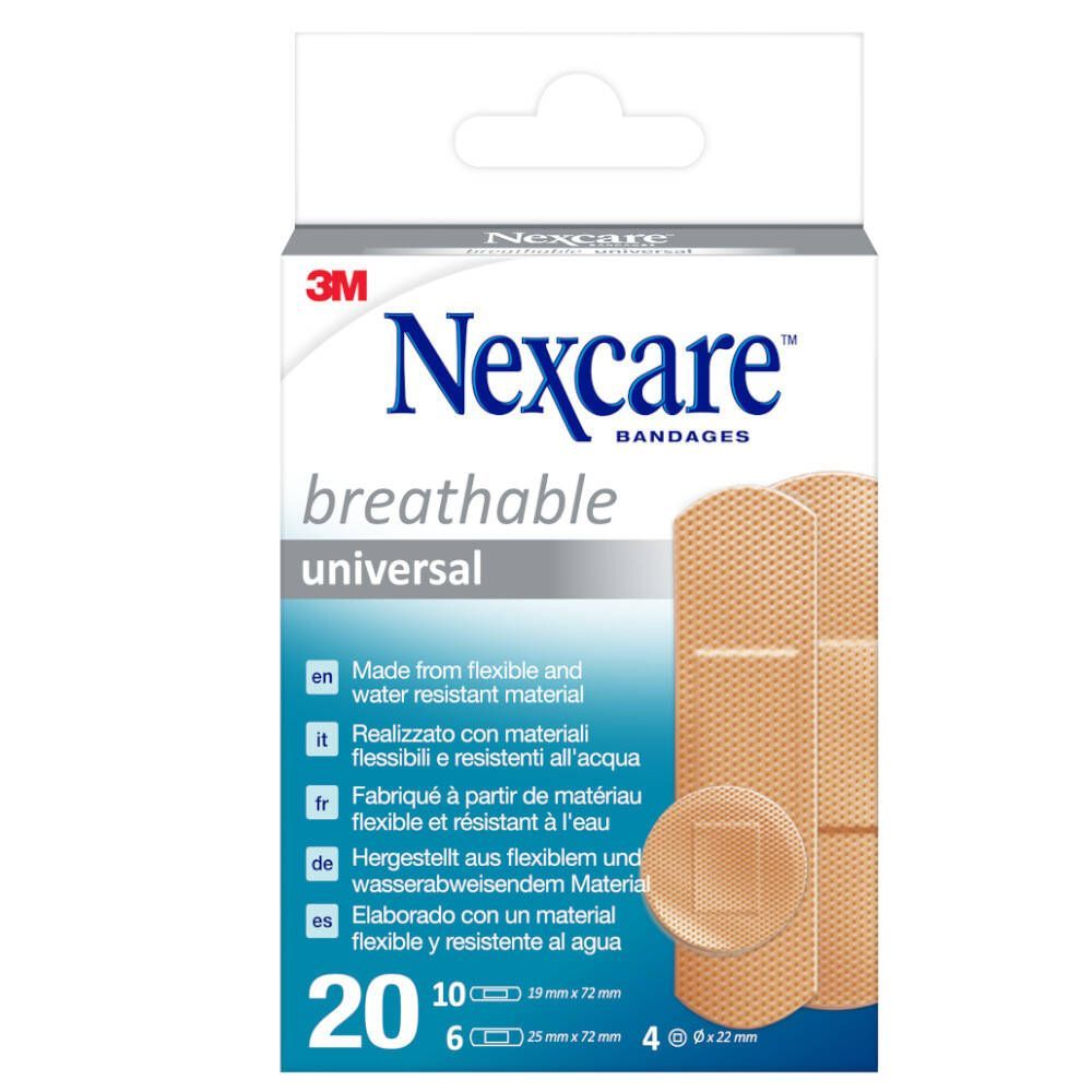 Nexcare Breathable Universal 20 Bandages