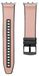 Wigento Honor Watch 5: hoogwaardige, premium lederen hybride siliconen vervangende band, roze