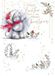 Me To You Tatty Teddy Kerstkaart To The Best Brother, officiële collectie, teddybeer aan de kerstman, 12,7 x 17,8 cm