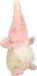 Merkloos / Sans marque Pm Euro-Trading Gmbh Pluche gnome/dwerg - 46 cm decoratie pop - lichtroze - kerstdecoratie