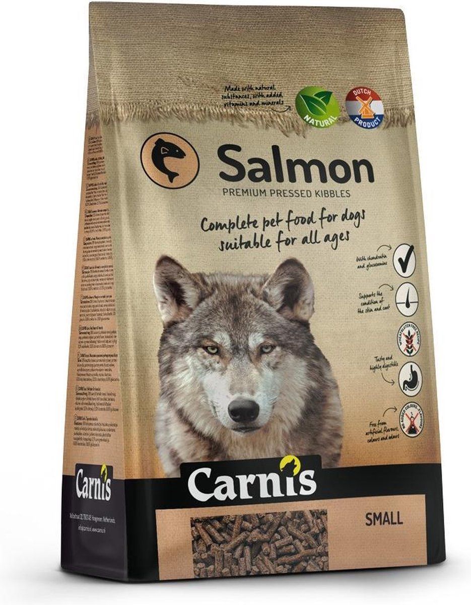 Carnis Salmon Small geperst hondenvoer 4 kg - Hond