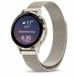 By Qubix - Milanese bandje - Vintage goud - 18mm - Geschikt voor Garmin Venu 3s / Vivoactive 4s / Venu 2s / Vivomove 3s / Forerunner 255s / 265s