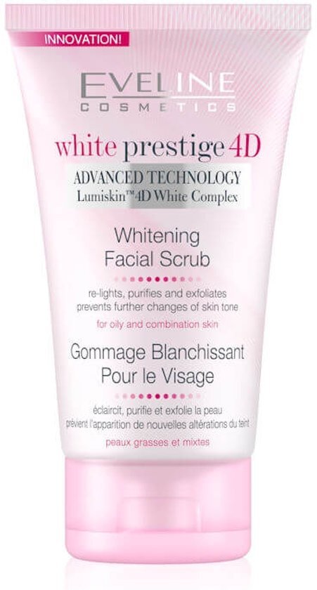 Eveline Cosmetics White Prestige 4D Whitening Facial Scrub 150ml