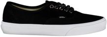 Vans Authentic Chaussures EU 39 Cuir Unisexe Adultes Baskets Basses Shine Lace Noir / True White