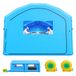 VEVOR Cabine de peinture gonflable portable, 396,24 x 243,8 x 243,8 cm cabine de pulvérisation gonflable, tente de peinture automobile avec système de filtration d'air et 2 souffleurs