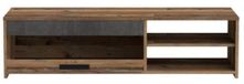 PACO PCOT11C754 meuble TV 120 cm aspect béton et tiroir