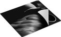 Chefcare Inductie Beschermer Man met Sixpack - Zwart Wit - 57,6x51,6 cm