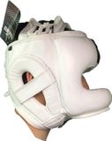 Legend Hoofdbeschermer + Neusbeschermer Leder M Wit