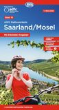 BVA KOMPASS Karten Radtourenkarte Saarland / Mosel cycling map
