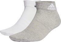 Adidas Sportswear Dunne En Lichte Sportswear Enkelsokken 6 Paar - Unisex - Grijs