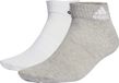 Adidas Sportswear Dunne En Lichte Sportswear Enkelsokken 6 Paar - Unisex - Grijs