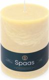 Spaas Bougie rustique ± 95 heures de combustion Ivoire