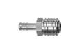 RIEGLER 107288-243.45-N snelsluitkoppeling NW 7,2, messing vernikkeld, tuit LW 9, 1 stuk