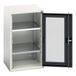 BOTT Hoge kast Verso 525x550x900mm met raamdeur en 2 legborden