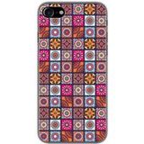 Apple Patchwork mandala bedrukt siliconen hoesje compatibel met iPhone SE 2020, iPhone SE 2022