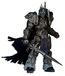 Lich King Figurine d'action : 7 pouces, Deluxe, 22 pièces, avec cape en tissu et épée Frostmourne
