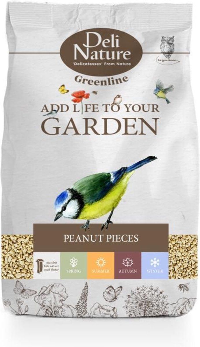 DELI NATURE Greenline Peanut Pieces - 10 x 850 gr - Voordeelverpakking
