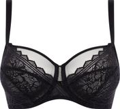 Chantelle Floral Touch Full Cup Bra with Underwire Black