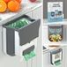 Poubelle pliable - Poubelle suspendue - 2,4 litres - Gris