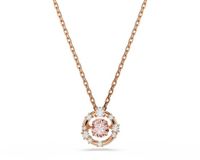 Swarovski Constella Ketting met Hanger Roze Staal 45 cm