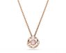 Swarovski Constella Ketting met Hanger Roze Staal 45 cm