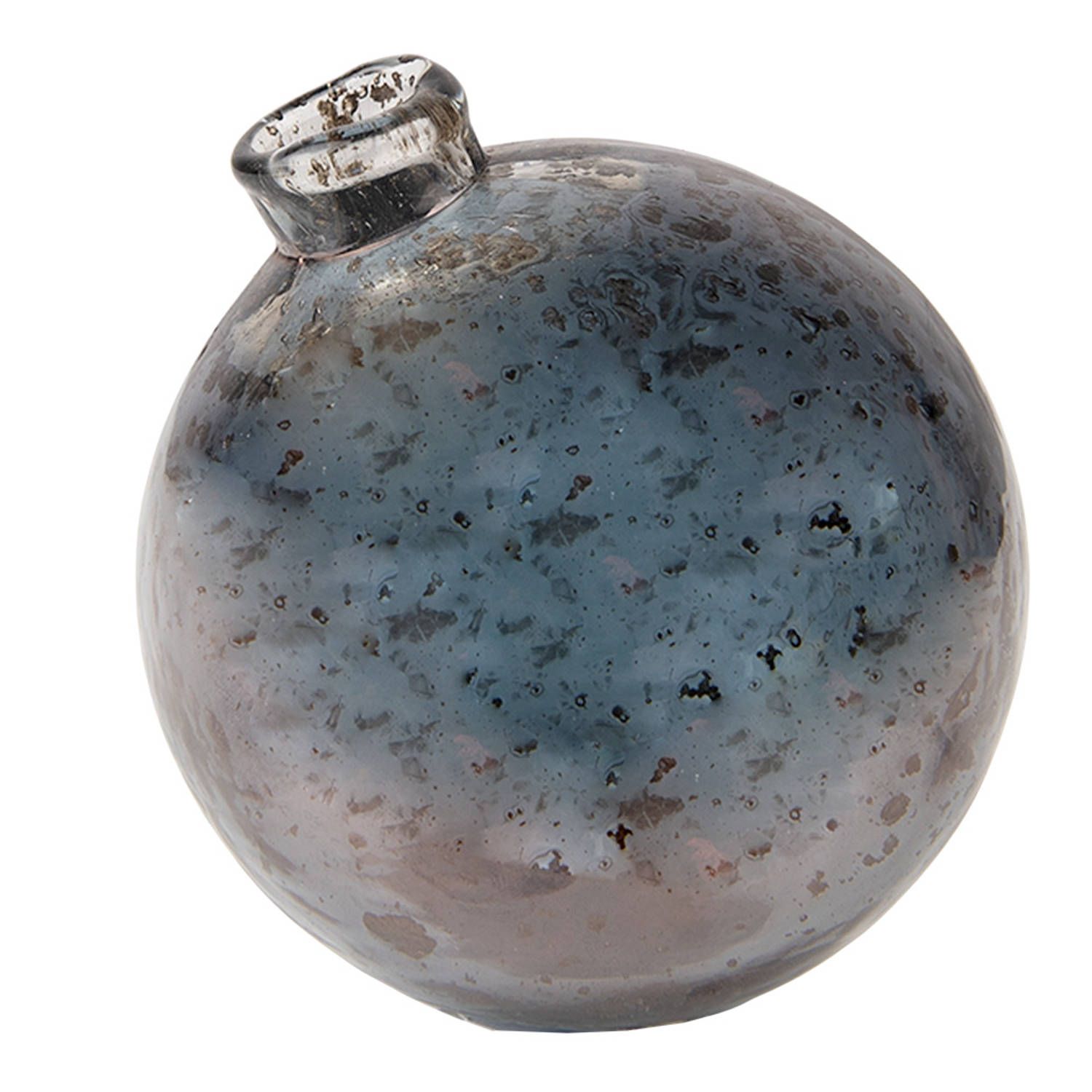 Clayre & Eef Vaas ø 10x10 cm Grijs - Glas - 8717459945746