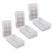 GTIWUNG 6 boîtes de rangement pour batteries rechargeables 18650/18350/CR123A/17670