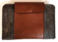 Adriatica Pelletteria Tablet/iPad-tas, leer, bruin