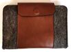 Adriatica Pelletteria Tablet/iPad-tas, leer, bruin