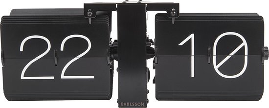 Karlsson No Case Flip Tafelklok/Wandklok 14 x 36 cm