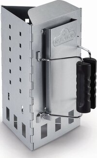 Napoleon Houtskoolstarter Driehoekig - Zilver