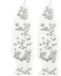 Kaemingk B.V. 2x stuks boule de neige guirlande 78 cm décoration neige guirlandes - Décoration neige/décoration neige - Décoration Noël