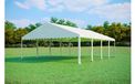 Tente de réception 6x8 m PREMIUM – PVC 500 g/m², ignifuge, cadre au sol + renforts de toit, jusqu'à 96 personnes - Blanc