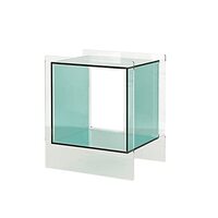 PEVSCO Nachtkastje Acryl nachtkastje kant een paar Nordic Light Luxe Sofa Side Cabinet Creatieve Transparante Slaapkamer Nachtkastje Opslag Locker Decoratieve tafel (Color : A)