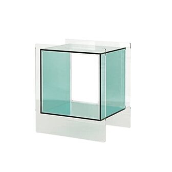 PEVSCO Nachtkastje Acryl nachtkastje kant een paar Nordic Light Luxe Sofa Side Cabinet Creatieve Transparante Slaapkamer Nachtkastje Opslag Locker Decoratieve tafel (Color : A)