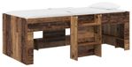 vidaXL Himmelbett für Kinder, recyceltes Holz, 98,5 x 200 cm, Holzfaser