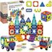 WOOPIE - Jouet de construction - Magnétique 71 pièces - Plastique - Multicolore