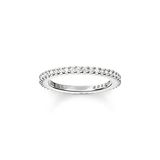 THOMAS SABO Damesring Glam en Soul 925 zilver zirkonia wit rond geslepen TR1980-051-14
