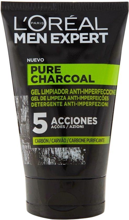 L'Oréal Men Expert Pure Charcoal Gezichtsreinigingsgel (100 ml)